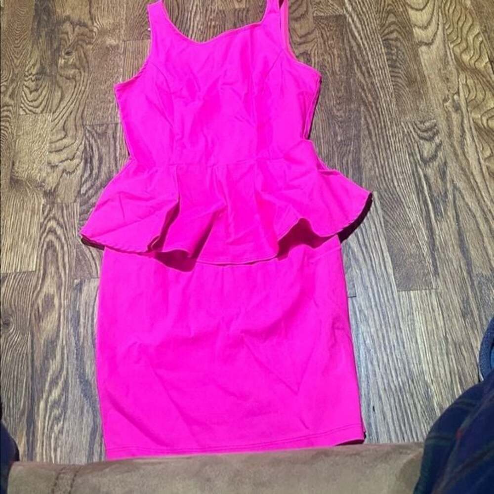 Karlie Hot Pink Cocktail Dress Size Small